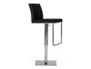 Folsum - Modern White Adjustable Bar Stool