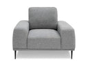 Fonda - Modern Grey Fabric Chair