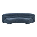Forman - Modern Blue Fabric Modular Corner Sectional Seat