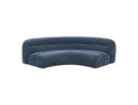 Forman - Modern Blue Fabric Modular Corner Sectional Seat
