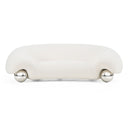 Fortune - Contemporary White Fabric Sofa