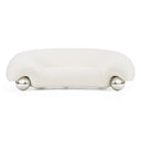 Fortune - Contemporary White Fabric Sofa