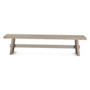 Piedmont 79" Bench in Matte Driftwood, view 2