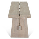 Piedmont 79" Bench in Matte Driftwood, view 3
