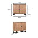 Sierra 2 Door Cabinet Natural