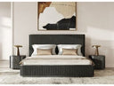 Fields - Modern Black Acacia Bedroom Set