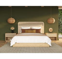 Gavin - Modern Natural Ash + Rattan Bedroom Set