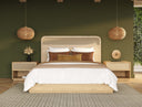 gavin - modern natural ash + rattan bed