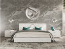 Ovidius + Victoria - Modern White Crocodile Lacquer Bedroom Set