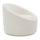 Frontier - Glam White Fabric Accent Chair