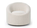 Weldon - Modern Cream Fabric Curved Sectional Sofa
