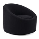 Frontier - Glam Black Fabric Accent Chair