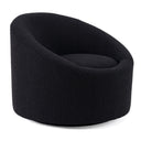 Frontier - Glam Black Fabric Accent Chair
