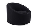 Frontier - Glam Black Fabric Accent Chair