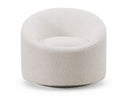 Frontier - Glam Off-White Fabric Accent Chair