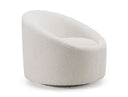 Frontier - Glam Off-White Fabric Accent Chair