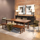 Timbers Lincoln 88" Dining Table in Vinegar Acacia