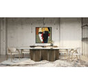 Byer - Modern Grey Ash + Marble Buffet