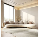 Raywood - Modern Multicolored Boucle Fabric + Ash Sofa