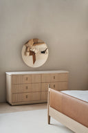 Rhythm Dresser - 58" - Black Stained Ash, Neutral Metallic by Caracole, view 6
