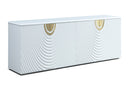 G1869 - White + Gold Buffet