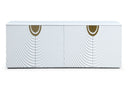 G1869 - White + Gold Buffet