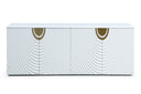 G1869 - White + Gold Buffet