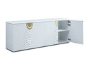 G1869 - White + Gold Buffet