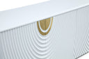 G1869 - White + Gold Buffet