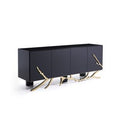 Legend Modern Black & Gold 79" TV Stand