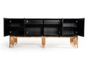 Token Modern Black & Rosegold Buffet
