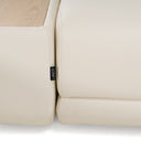 Garfield - Modern Off-White Leather 7-Piece Modular Sectional Sofa