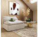 Garman - Modern Light Grey Ottoman