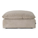 Garman - Modern Light Grey Ottoman