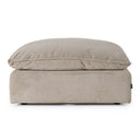 Garman - Modern Light Grey Ottoman