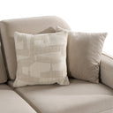 Gaston - Modern Beige Velvet Sofa