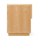 Gavin - Modern Natural Ash + Rattan Nightstand