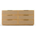 Gavin - Modern Natural Ash + Rattan Nightstand