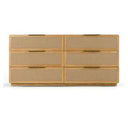 Gavin - Modern Natural Ash + Rattan Bedroom Set