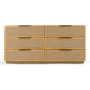 Gavin - Modern Natural Ash + Rattan Dresser