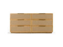 Gavin - Modern Natural Ash + Rattan Dresser