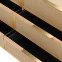 Gavin - Modern Natural Ash + Rattan Dresser