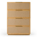 Gavin - Modern Natural Ash + Rattan Chest