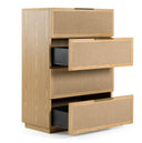 Gavin - Modern Natural Ash + Rattan Chest