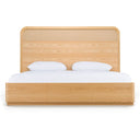 Gavin - Modern Natural Ash + Rattan Bed