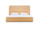 Gavin - Modern Natural Ash + Rattan Bed