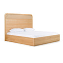 Gavin - Modern Natural Ash + Rattan Bed