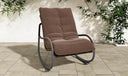 Lyra Outdoor Rocking Chair Brown