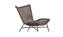 Paige Outdoor Accent Chair Brown