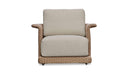 Meredith Outdoor Accent Chair Beige